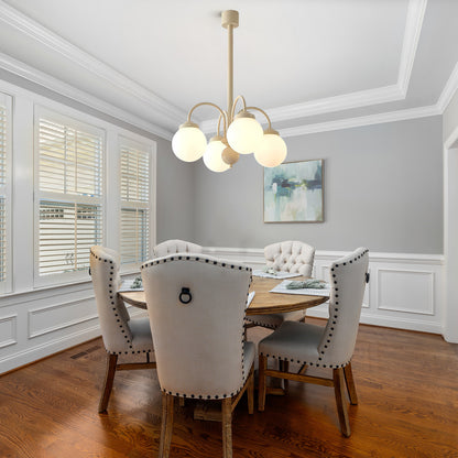 Vanilla Ball Chandelier