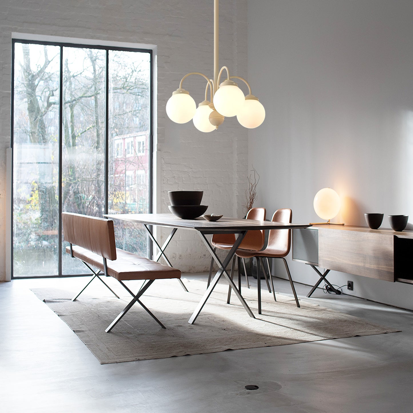 Vanilla Ball Chandelier