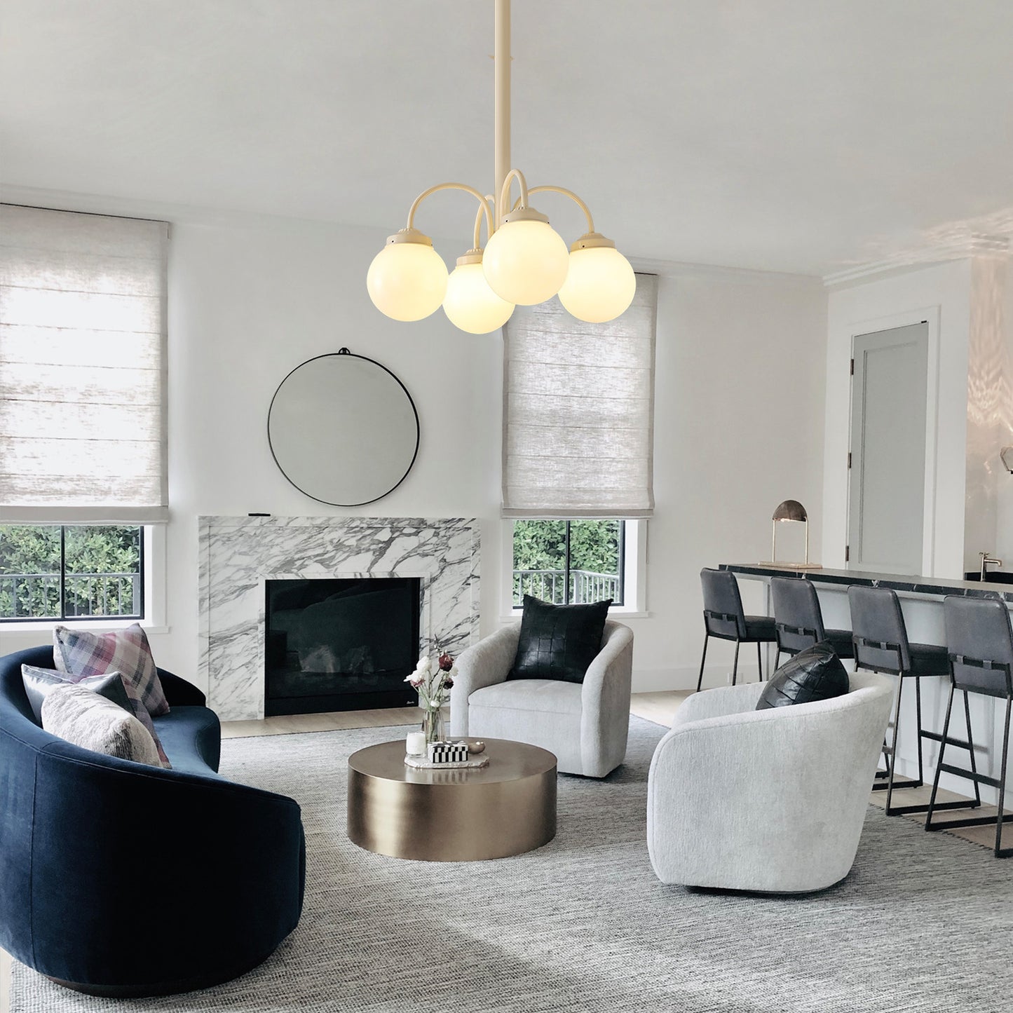 Vanilla Ball Chandelier