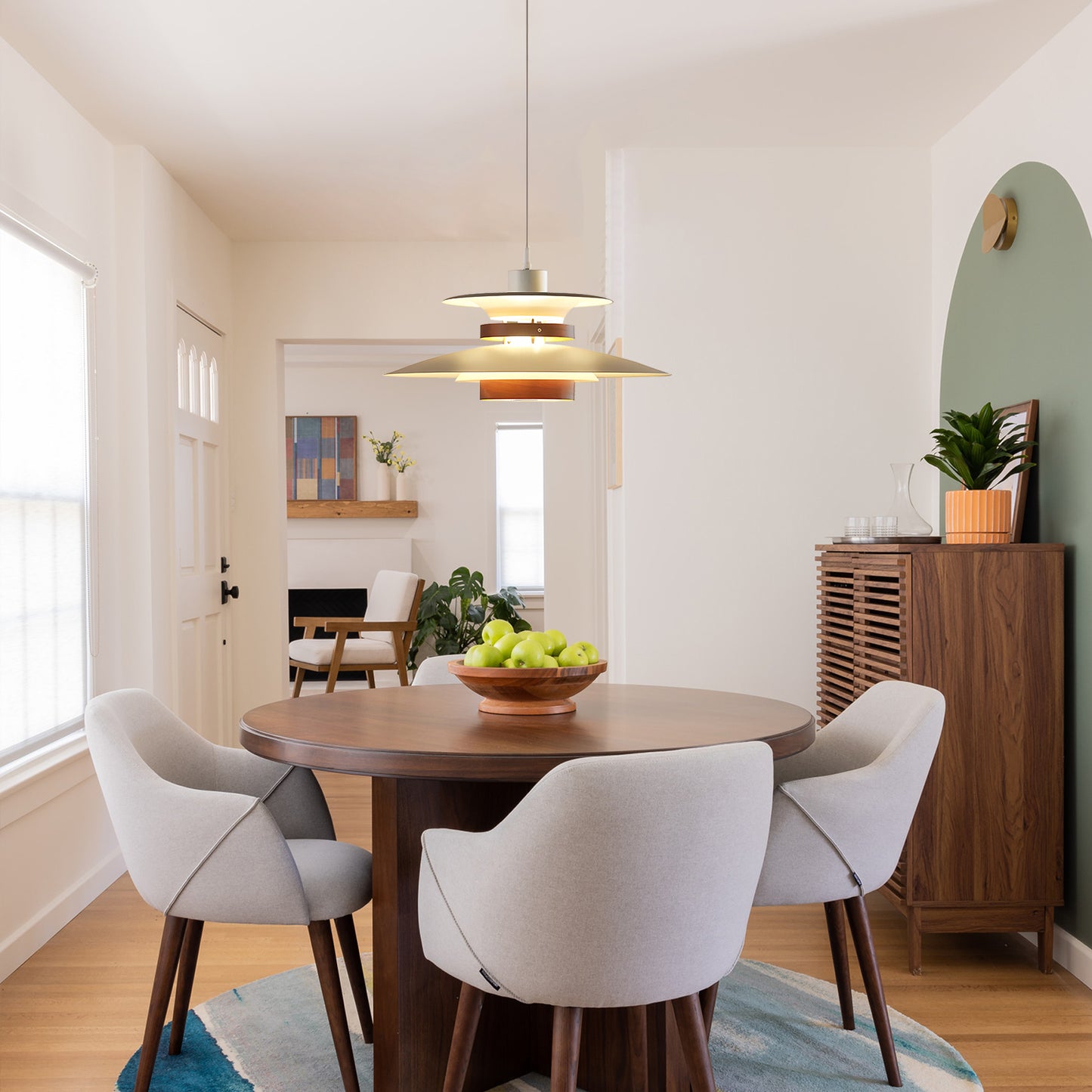 Walnut Pendant Light