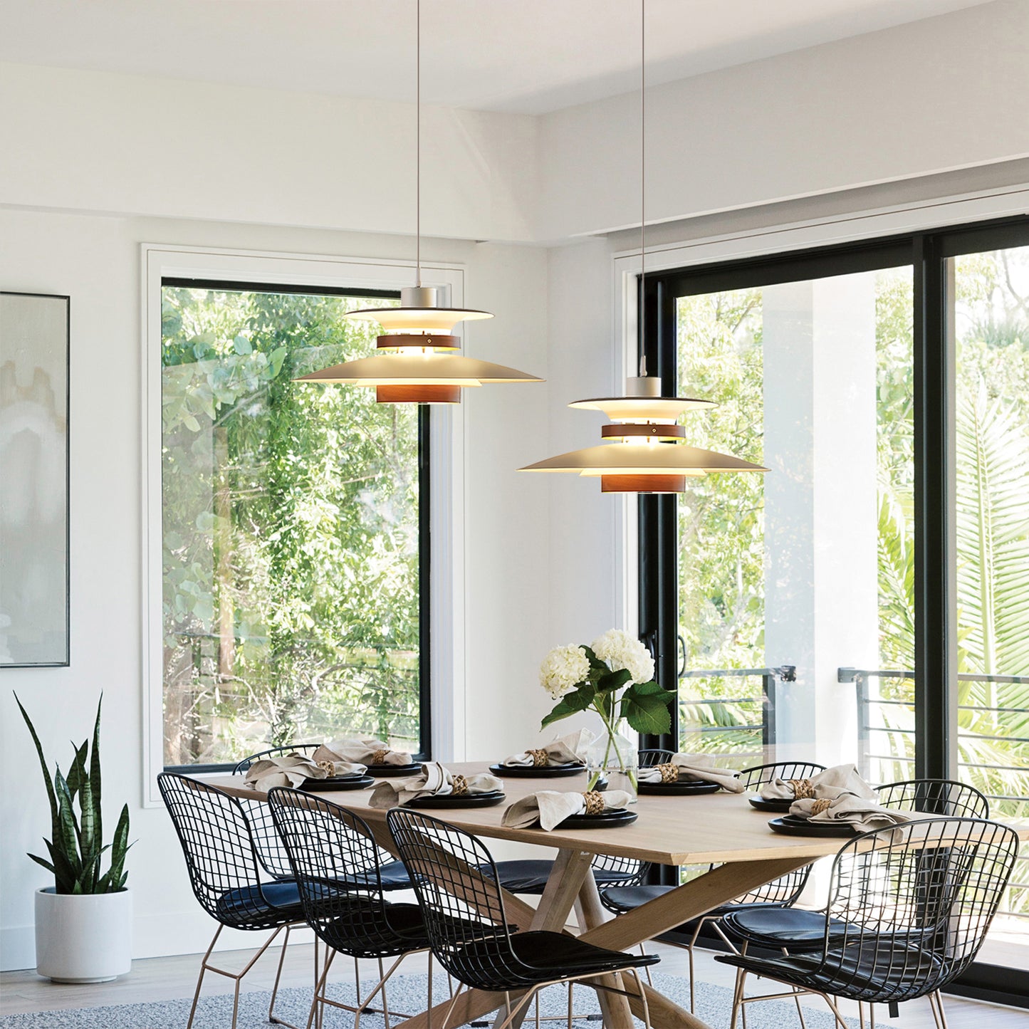 Walnut Pendant Light