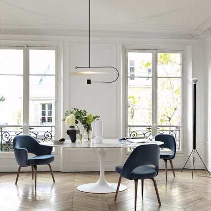 Wide Disc Pendant Light