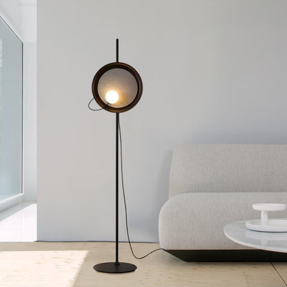 Wire Round Floor Lamp