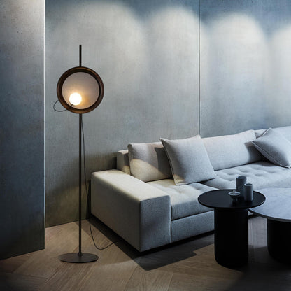 Wire Round Floor Lamp