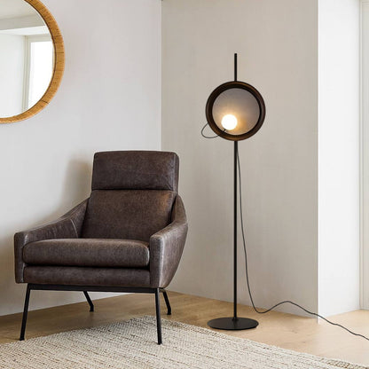 Wire Round Floor Lamp