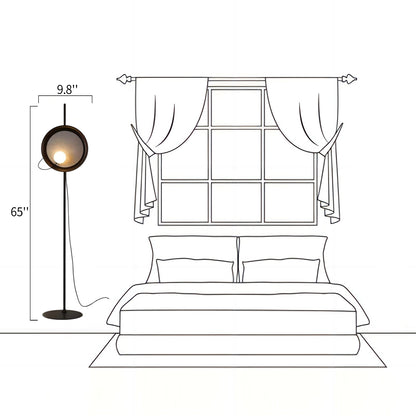 Wire Round Floor Lamp