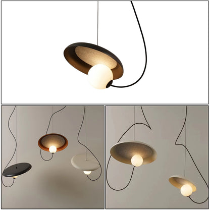 Wire Round Pendant Light
