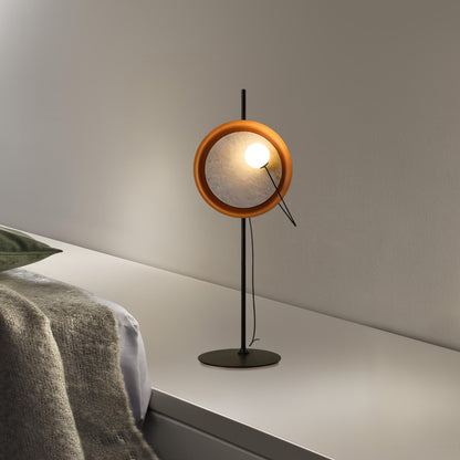 Wire Round Table Lamp