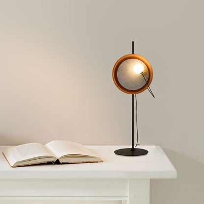 Wire Round Table Lamp