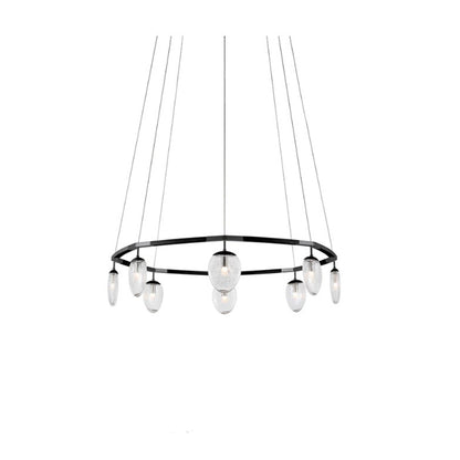 Leaf Oval Ring Chandelier