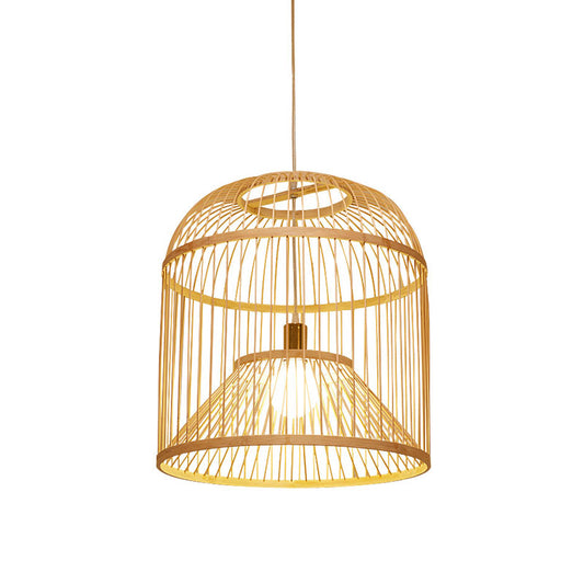 Rattan Woven Pendant Light